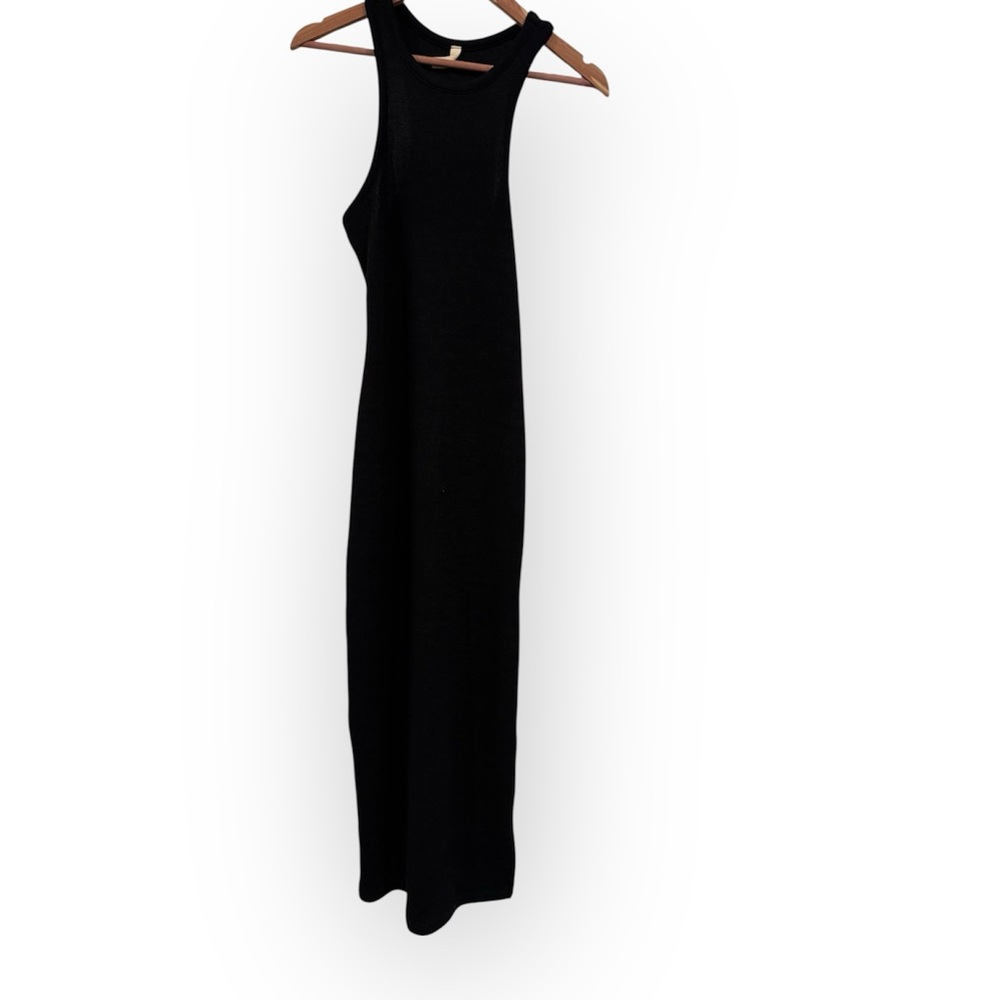 Racerback knit midi dress